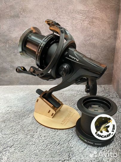 Карповая катушка Kaida ADN Black 7000-8000 рыболов