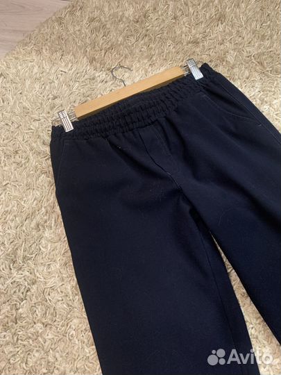 Брюки школьные синие