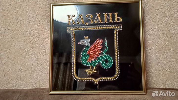 Картина со стразами Сваровски. Герб Казани
