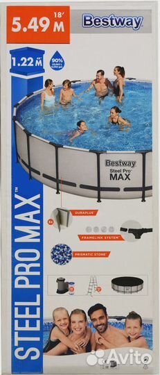 Каркасный бассейн 549х122