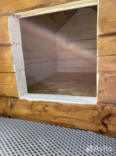 Будка из бруса