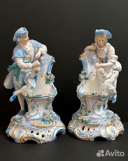 Парные статуэтки-вазы, Франция, 19век