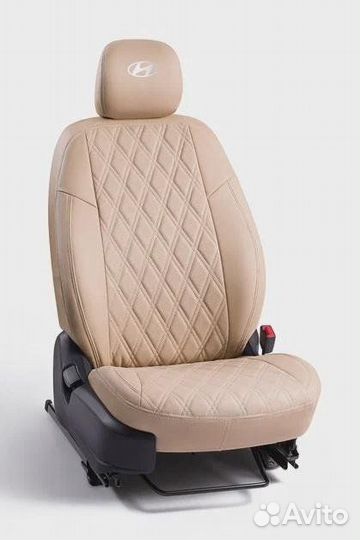 Автомобильные чехлы Хендай солярис 2 Риа Рио 4