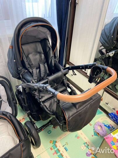 Коляска 3 в 1 Sevillababy Ravento Eco экокожа