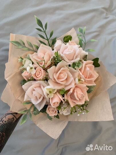 Букеты цветов из мыла сувенирный