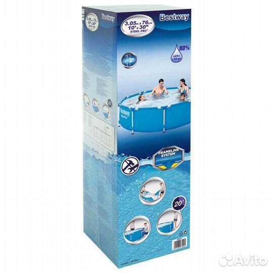 Каркасный бассейн новый