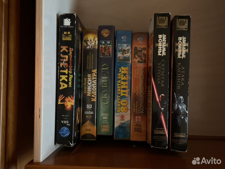 Коллекция VHS кассет