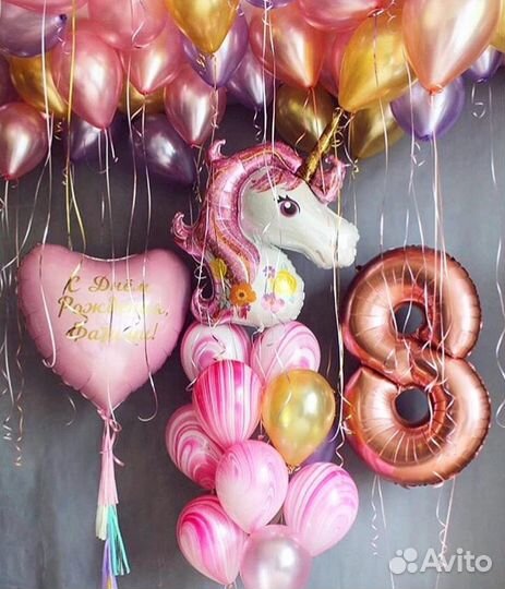 Воздушные шарики и цифры с доставкой