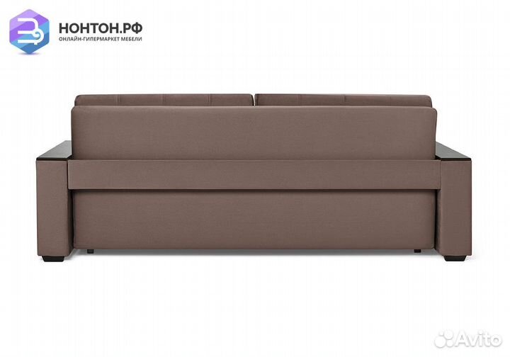 Диван еврокнижка Мадрид Lux кофе с молоком / корич