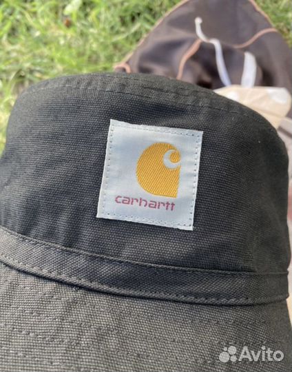 Панама Carhartt двусторонняя (черная и белая) Y2K