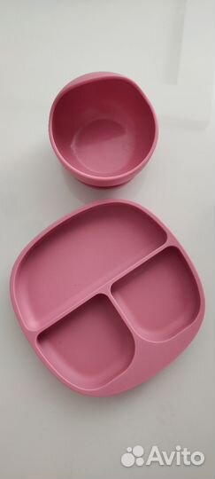 Детская посуда силиконовая
