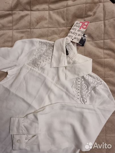 Блузка школьная 128 134