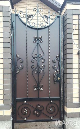 Кованая калитка