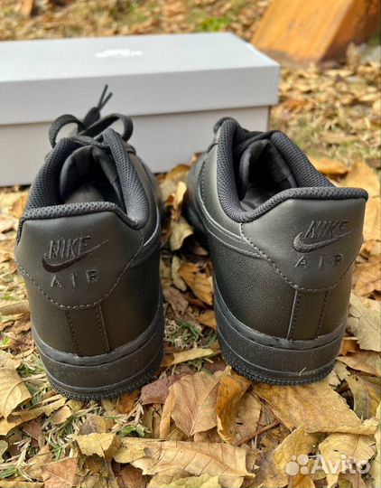 Nike Air Force 1 black Оригинал