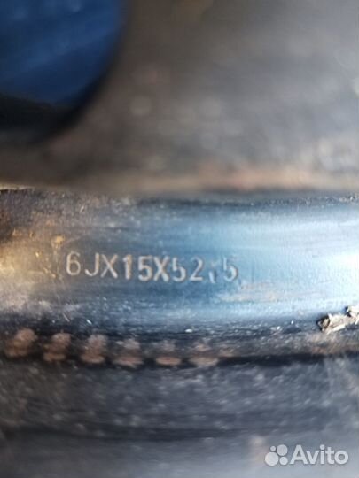 Диск штампованный 6J15x52,5