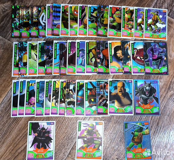 Коллекционные карточки Черепашки-Ниндзя 2012 года