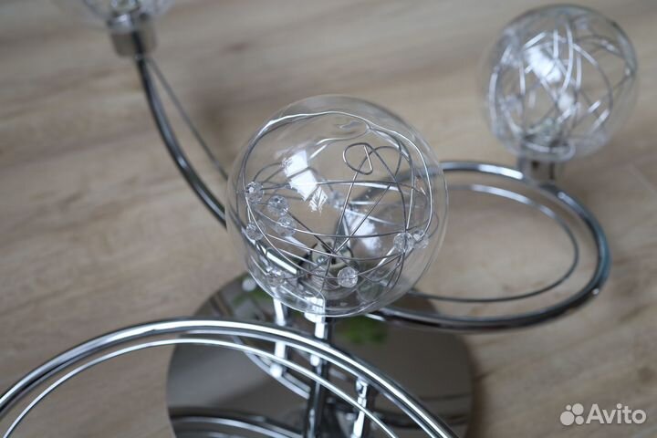 Люстра Colours Paralia 5 х G9 х 30 Вт хром