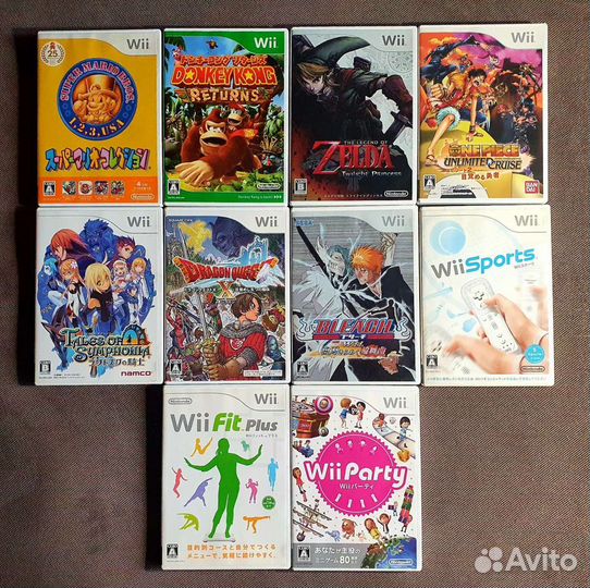 Лицензионные диски на nintendo wii