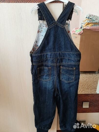 Полукомбинезон джинсовый для мальчик Acoola,92 р