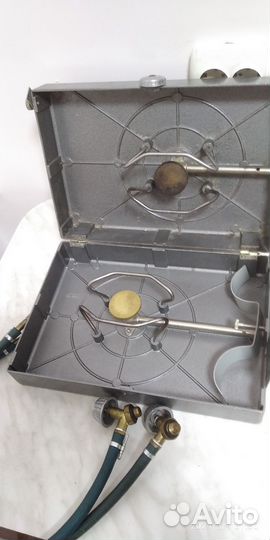 Плита газовая туристская пгт 2-В-Б с баллонами