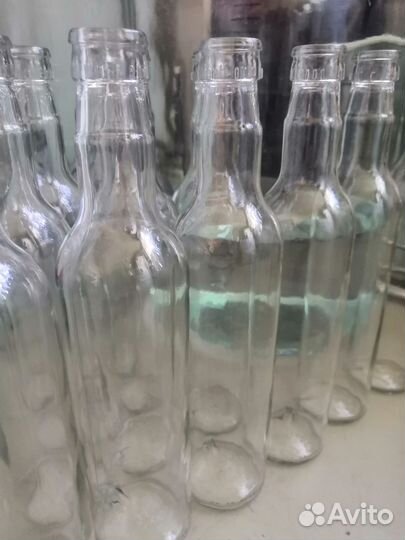 Бутылка стеклянная