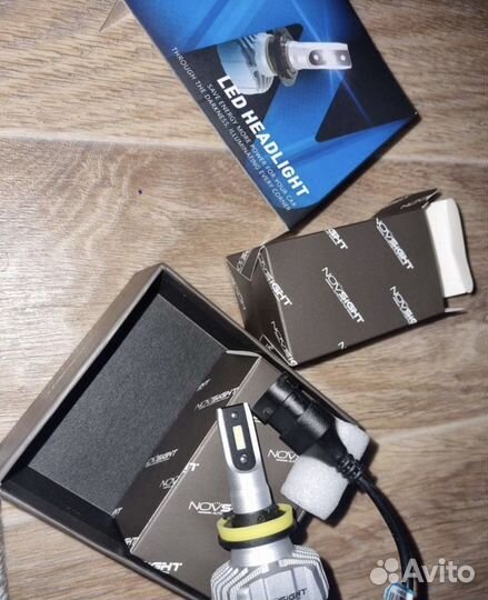 Светодиодные лампы H11, H8, H9, H16