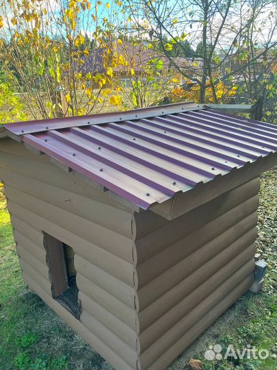 Собачья будка (утеплённая) для большой собаки