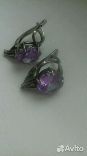 Серебряные серьги