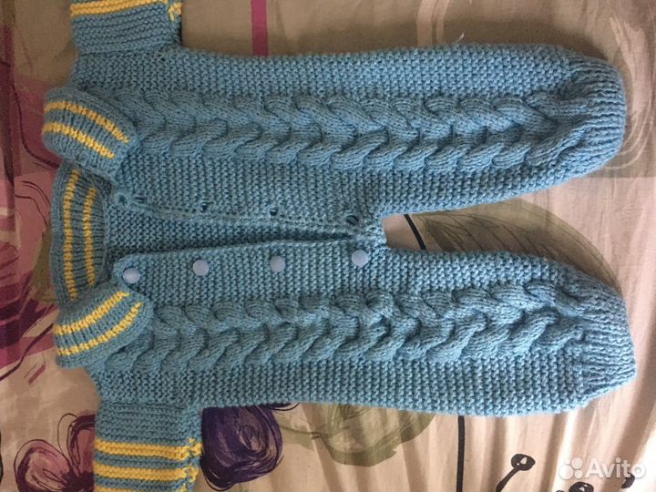 Вязанный комбинезон