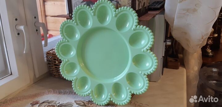 Блюдо для яиц и кулича - Новое - 30 см