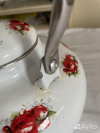 Чайник эмалированный СССР