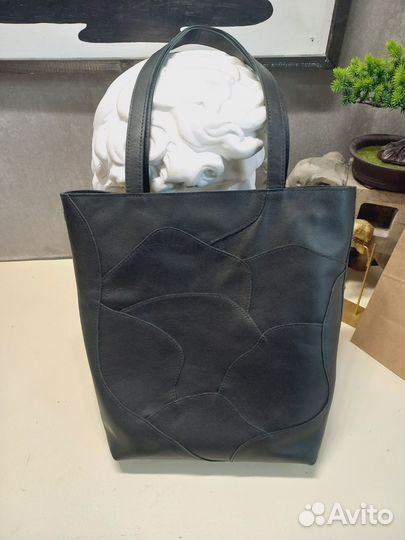 Сумка шоппер кожаная новая