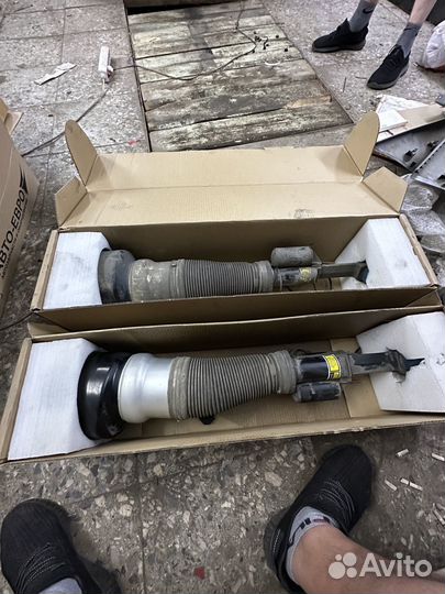 Пневмостойки передние w221 полный привод