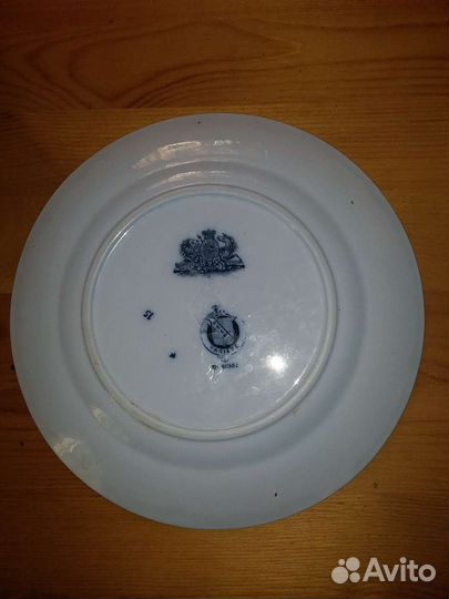 Тарелка 19 век/ Винтаж, английский фарфор,BWM&Co