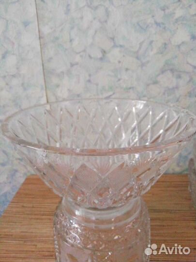Хрусталь. Салатница. Ваза