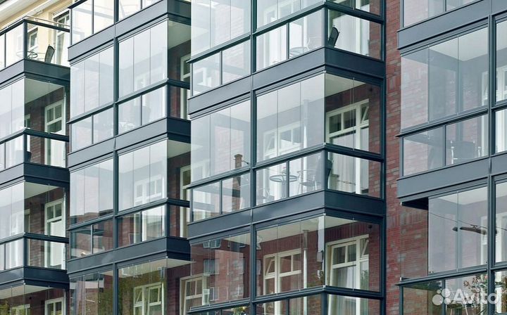 Безрамное остекление