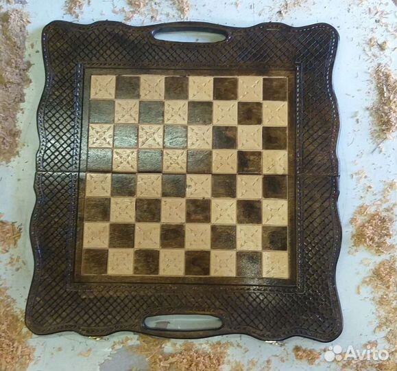 Нарды шахматы ручной работы
