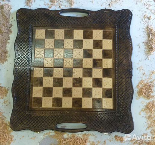 Нарды шахматы ручной работы
