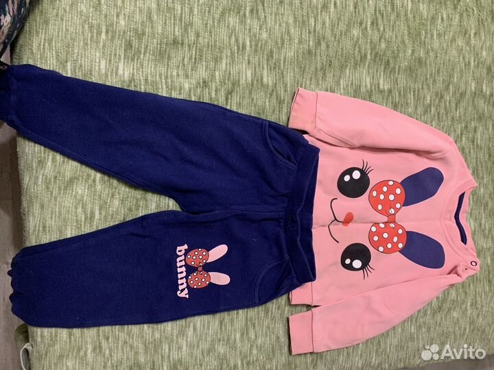 Вещи пакетом на девочку 74 80