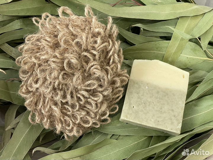 Мочалка ручной работы