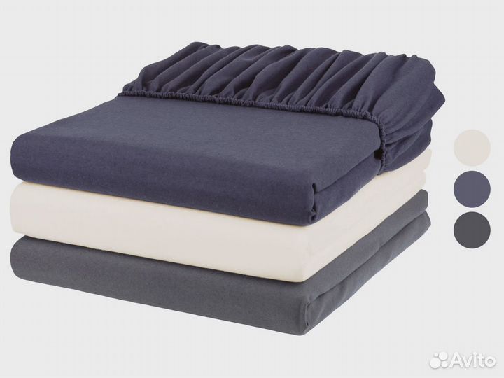 Простынь на резинке 100x200, 160x200 Livarno