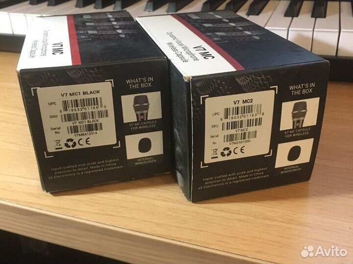 Капсюль Se electronics V7 MC2 V7 MC1 Black