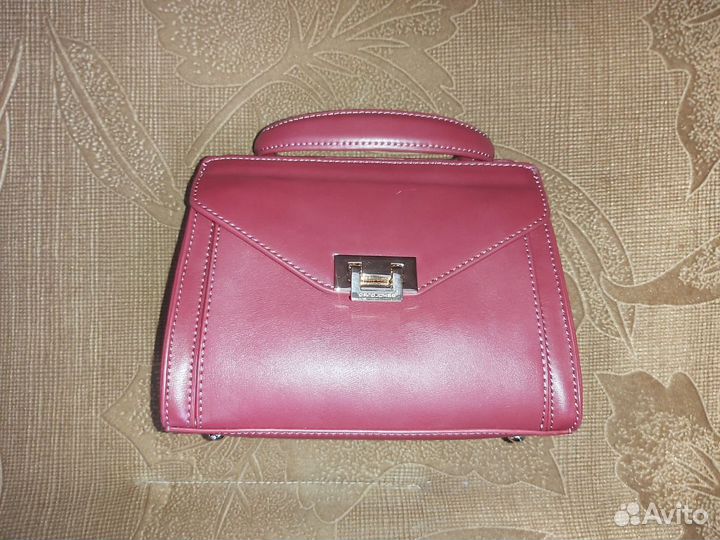 Дизайнерская дамская сумочка из натуральной кожи