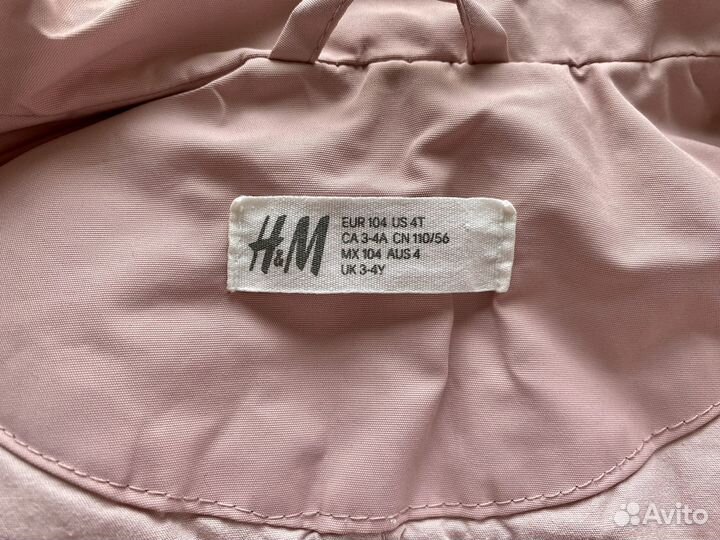 Куртка hm для девочки 104