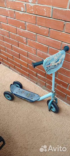 Самокат детский трехколесный бу