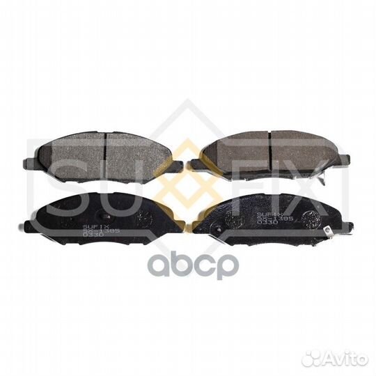 Колодки тормозные дисковые перед прав/лев S