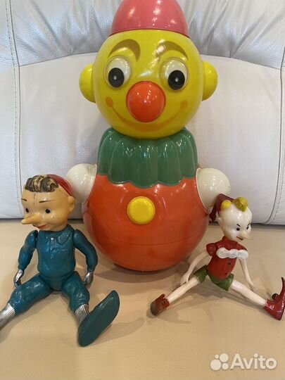 Игрушка неваляшка СССР, буратино