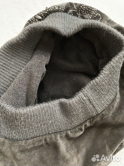 Берет замша зима новый