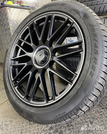 Новые колеса R22 Mercedes GLE 167 Разноширокие