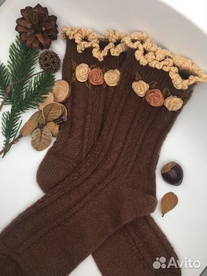 Шерстяные носки